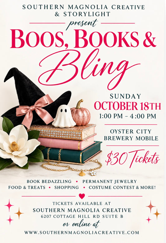 Boos Books and Bling Tickets